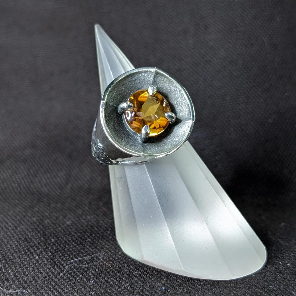 argent sterling, citrine